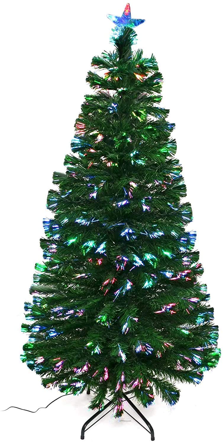 Abaseen Multicolour Changing Lights 4ft Fibre Optic Tree (4 FT) Buy