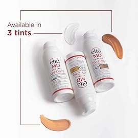 EltaMD UV Daily SPF 40 Face Sunscreen Moisturizer with Zinc Oxide, Daily Face Moisturizer with SPF, Sunscreen, 0.5 oz Pump