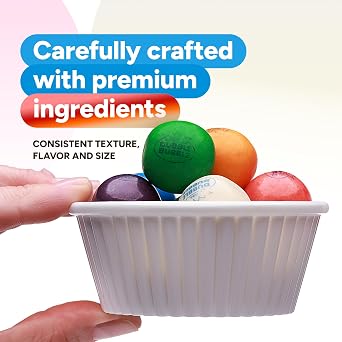 Gumballs for Gumball Machine Mixed Fruit Flavored Chewing Gum15 OZ, 0.55 Gumballs Nostalgic Bubble Gum for Party Favors, Easter Baskets, Candy Bar & Sweet Treats