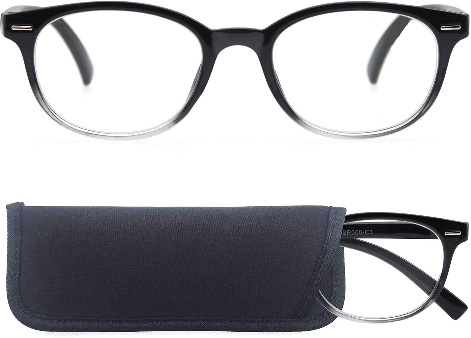 MODFANS Women Reading Glasses 1.25 3 Pair Stylish Ladies Readers with Comfort Spring Hinge Pattern Design for Fashion Women Reading Pouch Included - Image 4