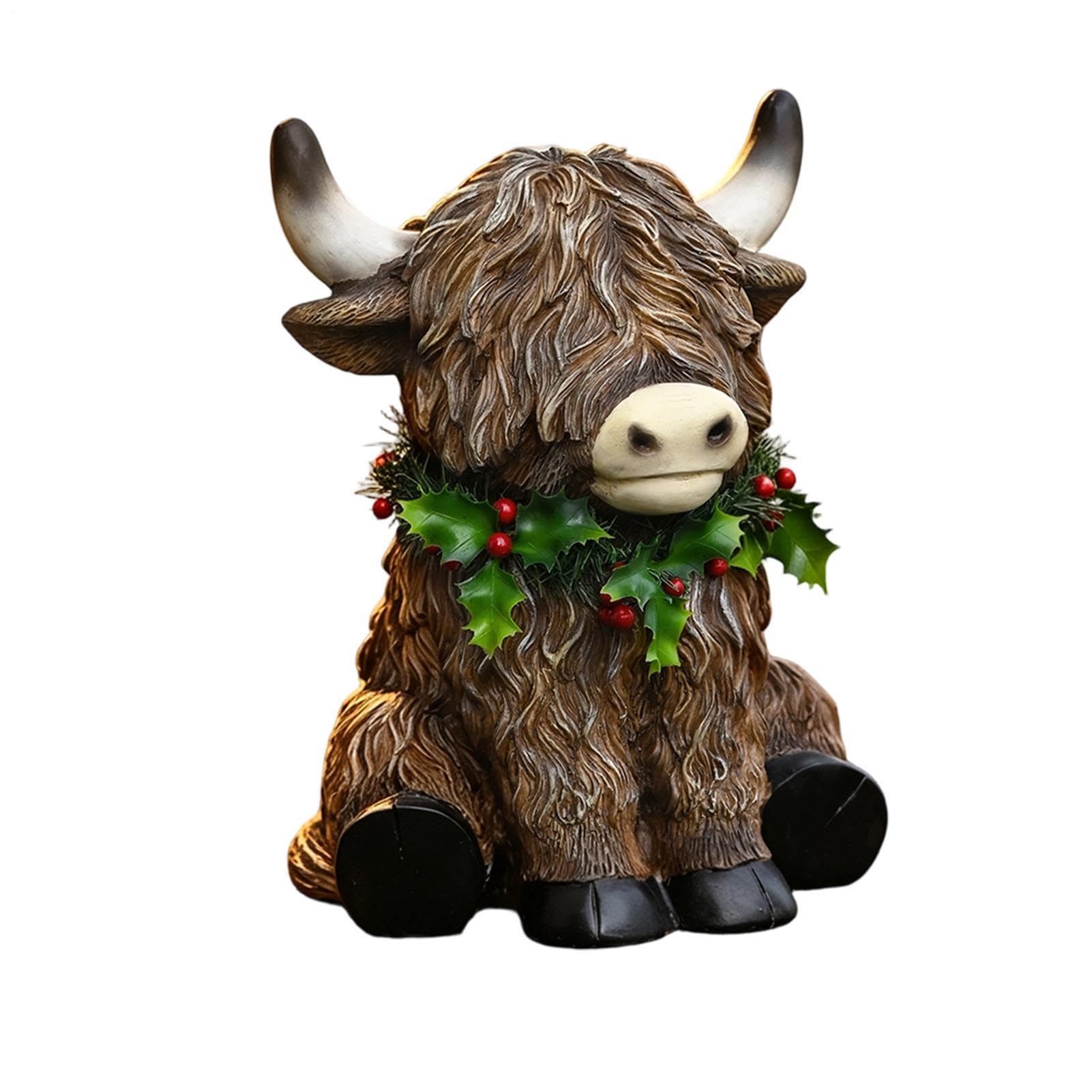 Estatua de navideño Resina Figura Animal de Granja