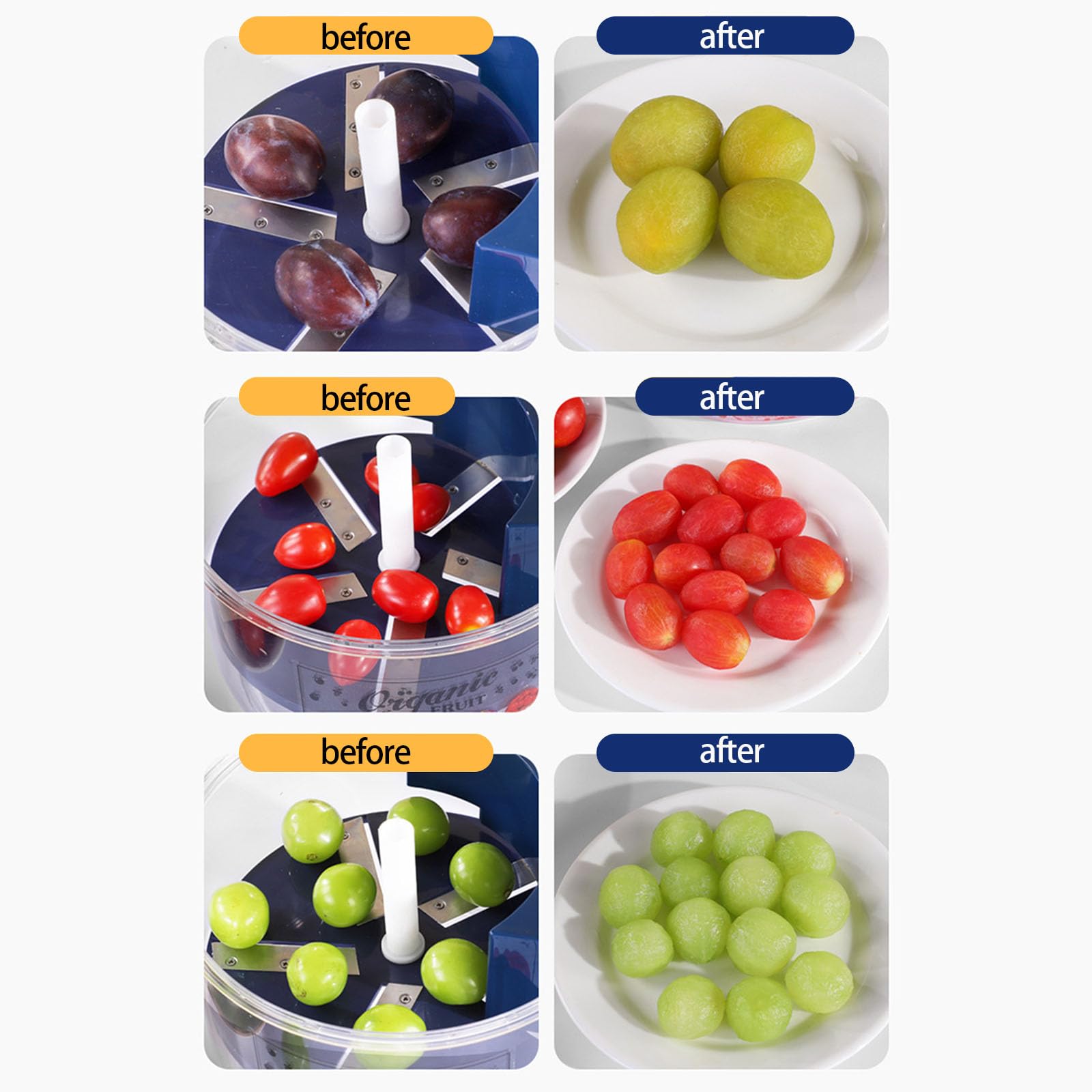 Pelapatate elettrica automatica, pelapatate per cucina, pelapatate facili, con parti staccabili, pulizia rapida, pelapatate elettrico, pelapatate veloce, gadget da cucina, uso domestico