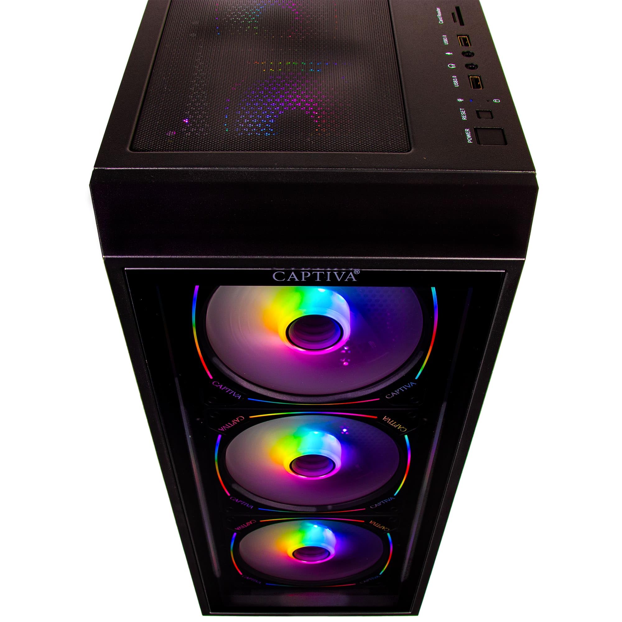 CAPTIVA PC Highend Gaming R89-550 (Ryzen 7 9700X/RTX5070 Ti 16GB GDDR7/SSD 2TB/32GB/WLAN/Windows 11 Home 64-bit) (89550)