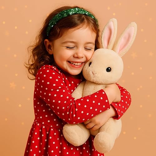 Miniatura 8 de WEIGEDU Animal de Peluche Relleno Conejito de 17.3 Pulgadas para Niños, Niñas y Bebés - Regalo Perfecto para Cumpleaños, Pascua y Navidad para la