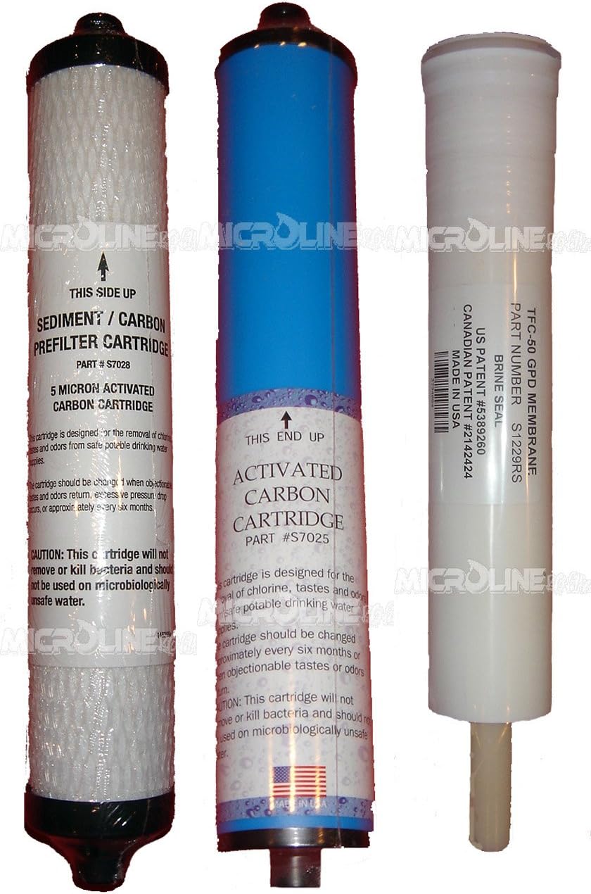 TFC Set of 3 Filters 50 gpd