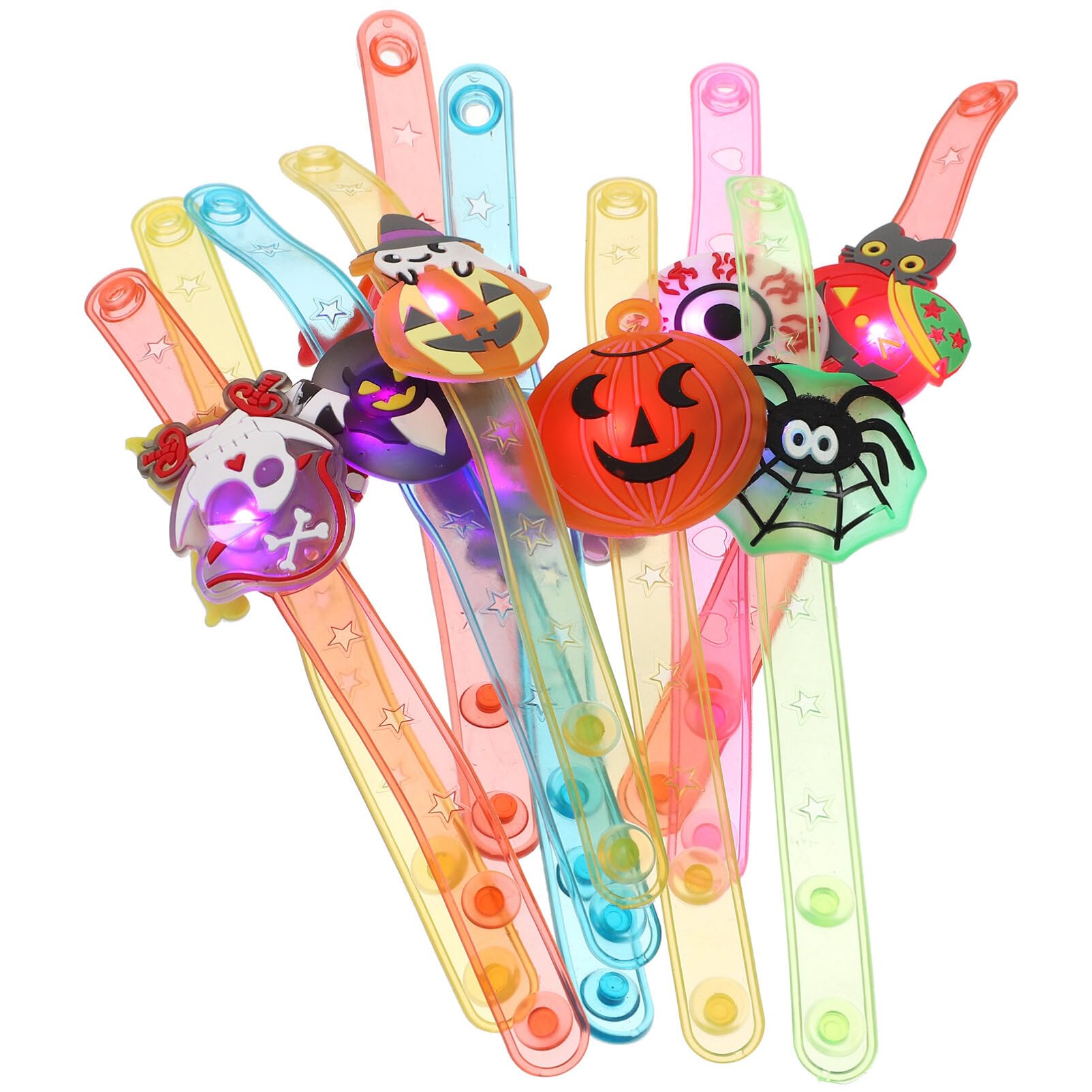 Amazon | [FRCOLOR] ハロウィン 光るブレスレット 10本 光る腕輪