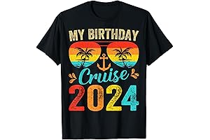 My Birthday Cruise 2024 Party Apparel Vacation T-shirt