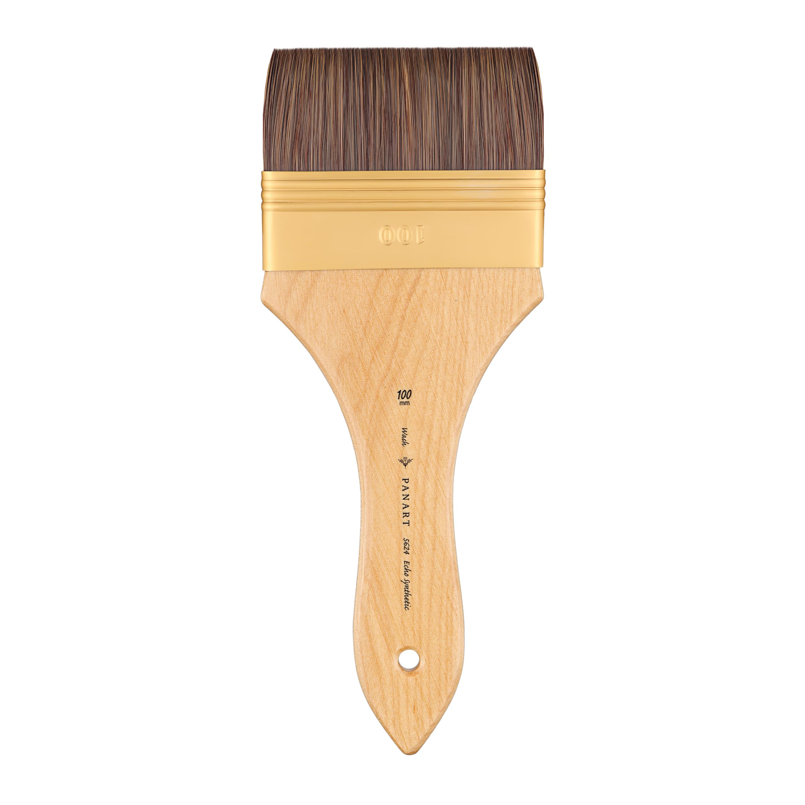 Pan Art Synthetic Fibre Wash No. 100 – Detail & Wash Brush for Acrylics – Professional Artist Quality Paintbrush for Fine Art, Craft & Illustration – 1 Unit