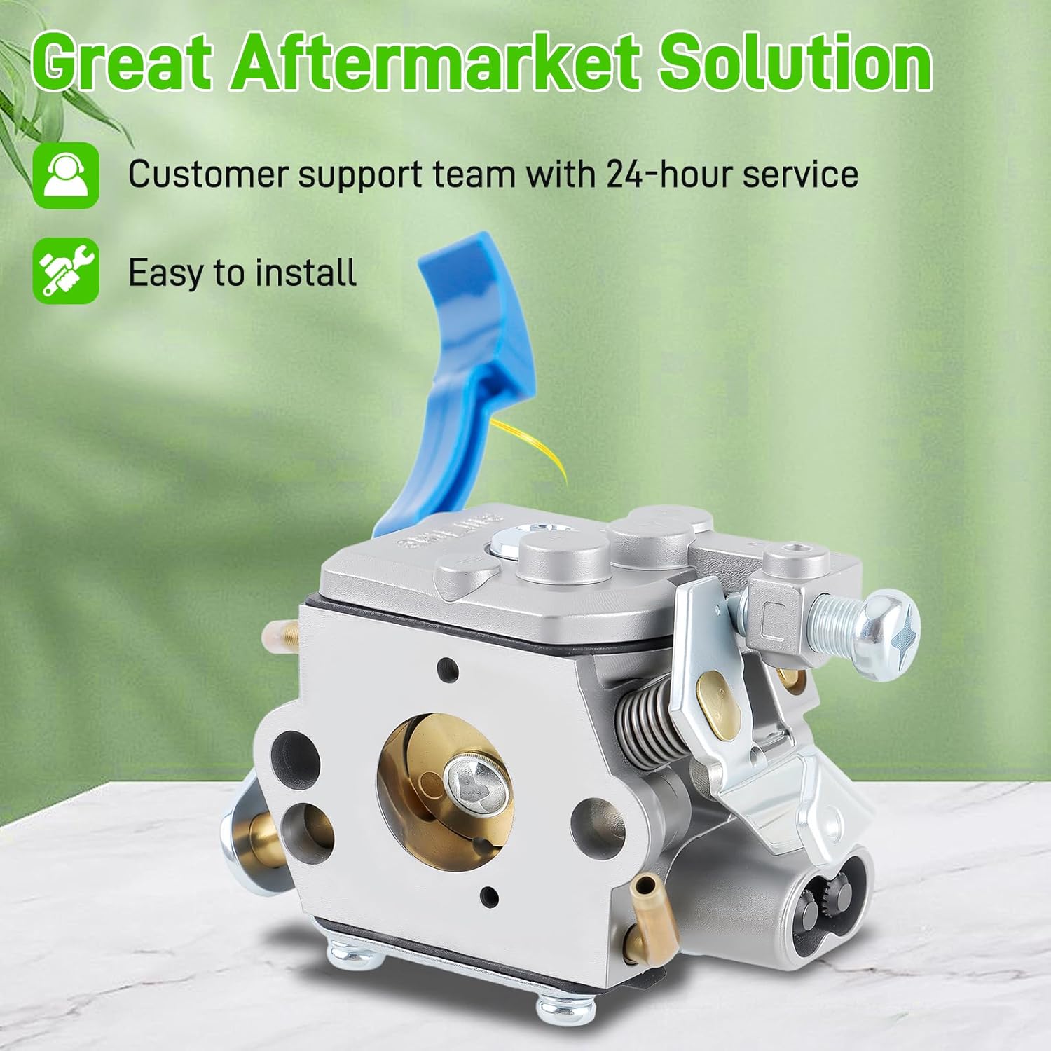 Ruixing OEM 125B Carburetor for Husqvarna 125BV 125BX 125BVX Leaf Blower Replace# 590460102 C1Q-W37, with 545112101 Air Filter