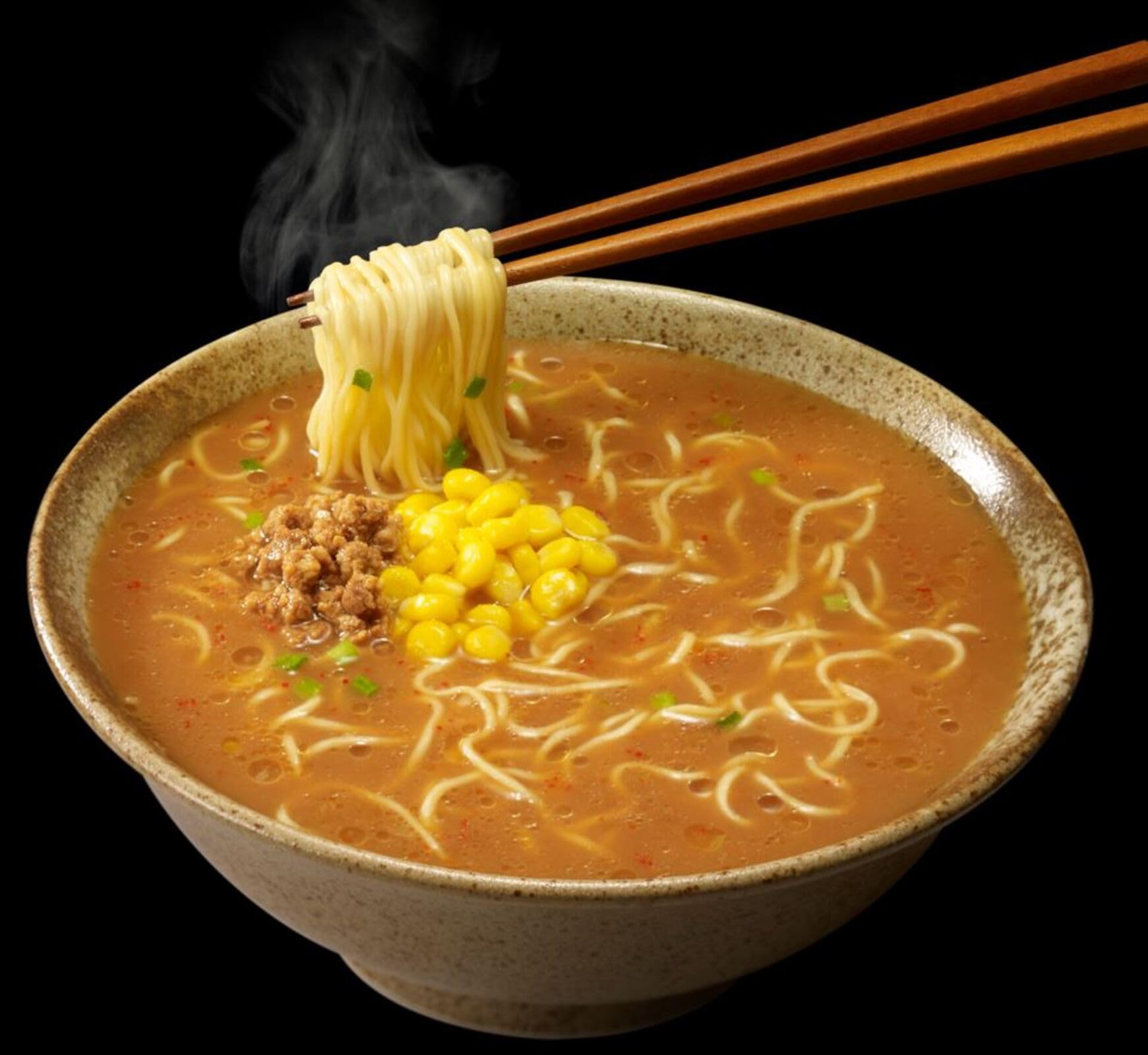 Amazon.co.jp: Maru-chan Gotsuori Corn Miso Ramen, 4.8 oz (138 g) x