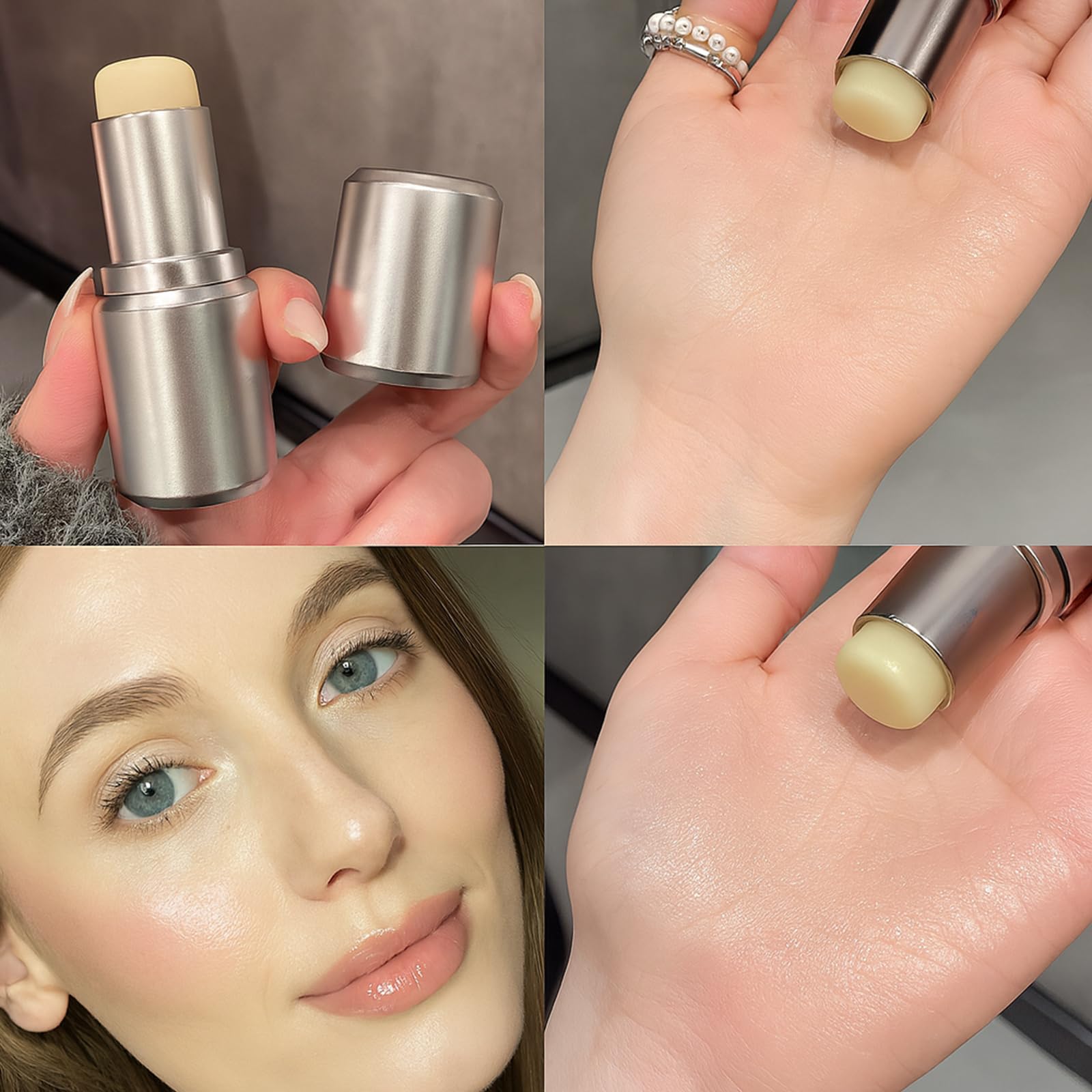 Champagne And Clear Glow Highlighter Sticks For Natural Glass Skin - Image 4