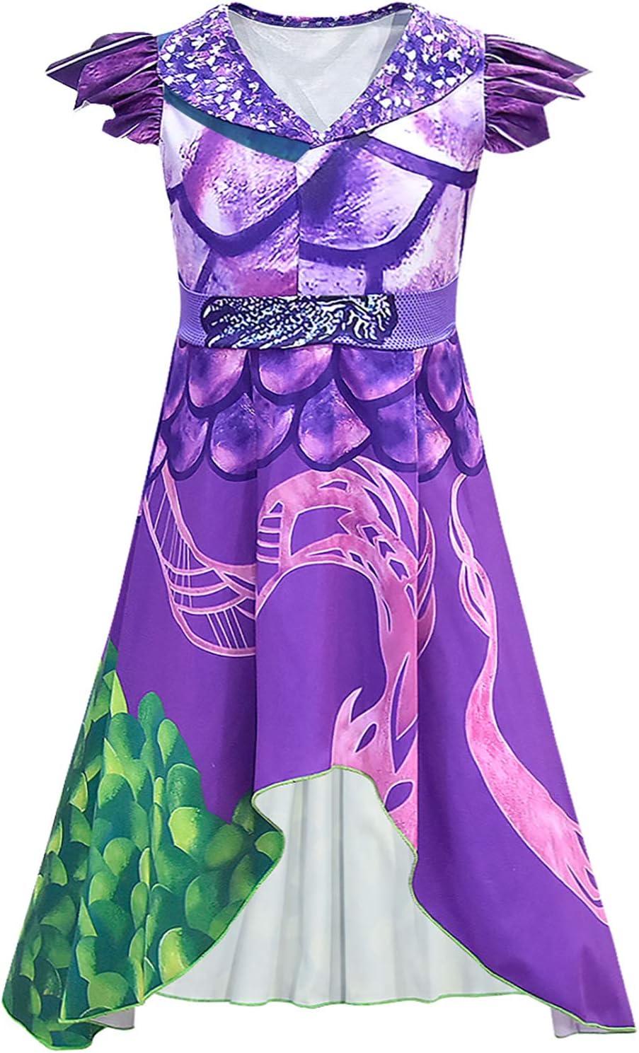 Koveinc Cosplay Costume for No Game No Life Shiro Costume,Purple,Female-X-Large