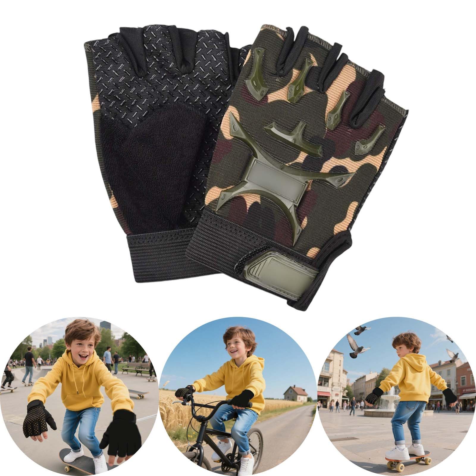 Kinder Fahrradhandschuhe Kinder Fahrradhandschuhe Mädchen Junge 5 Jahre Reithandschuhe 6 Winterhandschuhe Fahrrad Handschuhe Sport Fingerlos 