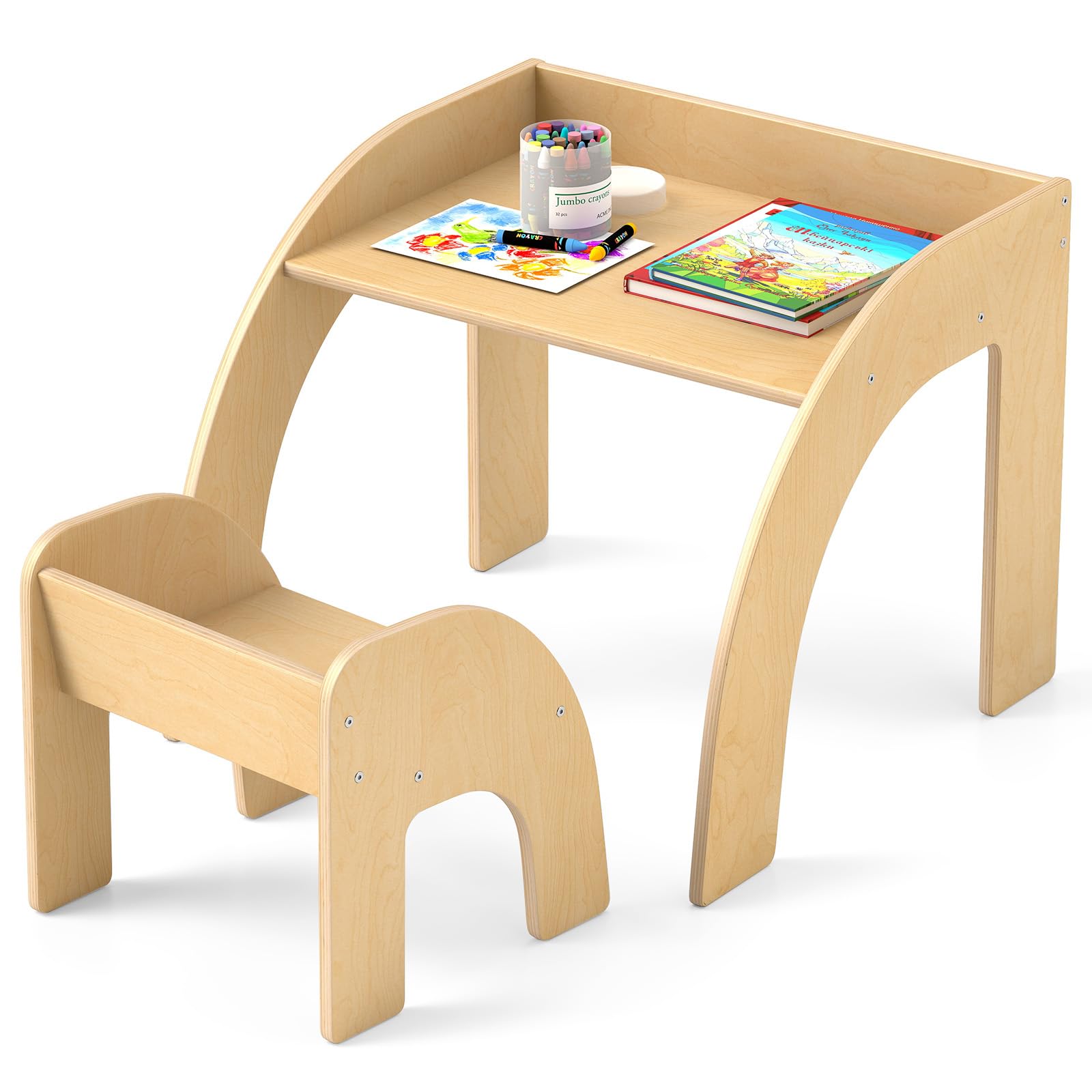 Toddler Table And Chair Set HONEY JOY Kids Table And Chair Set