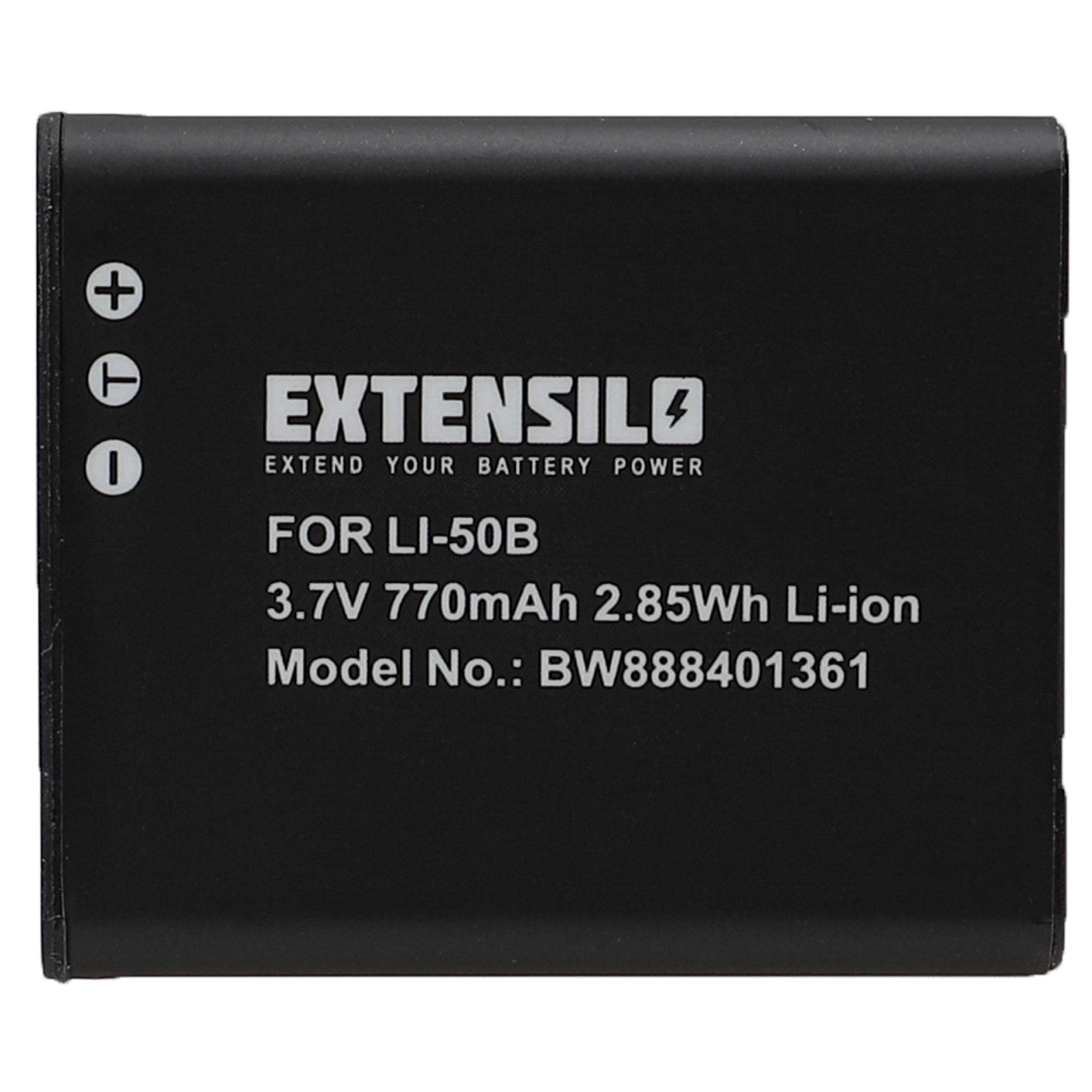 2 Batteries Pour Olympus Stylus Traveller / SZ-30MR / SZ-31MR - 600mAh 3.7V Li-ion - NEUVES