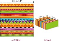 Vista 2 de 40 servilletas de papel para fiesta mexicana, cactus mexicano, colorido, desechables, para almuerzo, cena, juego de servilletas de papel, vajilla
