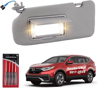 Driver Side Sun Visor for Honda CRV 2017-2022 LED Vanity Light Makeup Mirror Retractable Sunshade Replace#83280TLAA12ZB Car Accessories