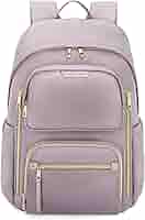 Sac à Dos Ordinateur Portable 17 Pouces Femme Cartable Etudiant Oxford