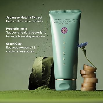TATCHA The Matcha Foam Cleanse, Clarifying Gel Face Wash