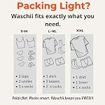 Waschii Pocket-Sized Travel Clothes Washer for Camping, Hostels & Vanlife – Compact, Leakproof, Eco-Friendly – No Power or Sink Needed