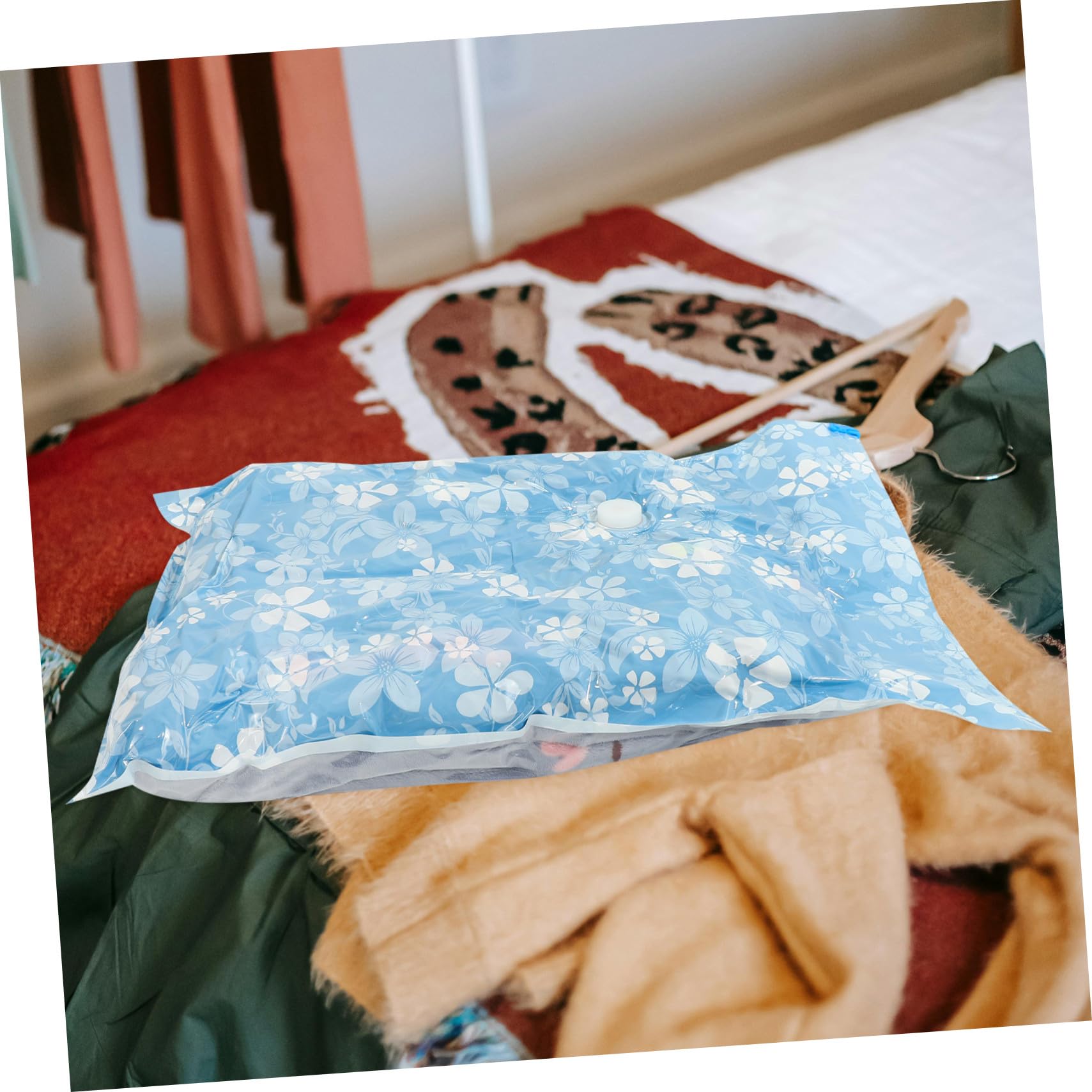 11 Stück Vakuum Kompressionsbeutel für Kleidung, Blau