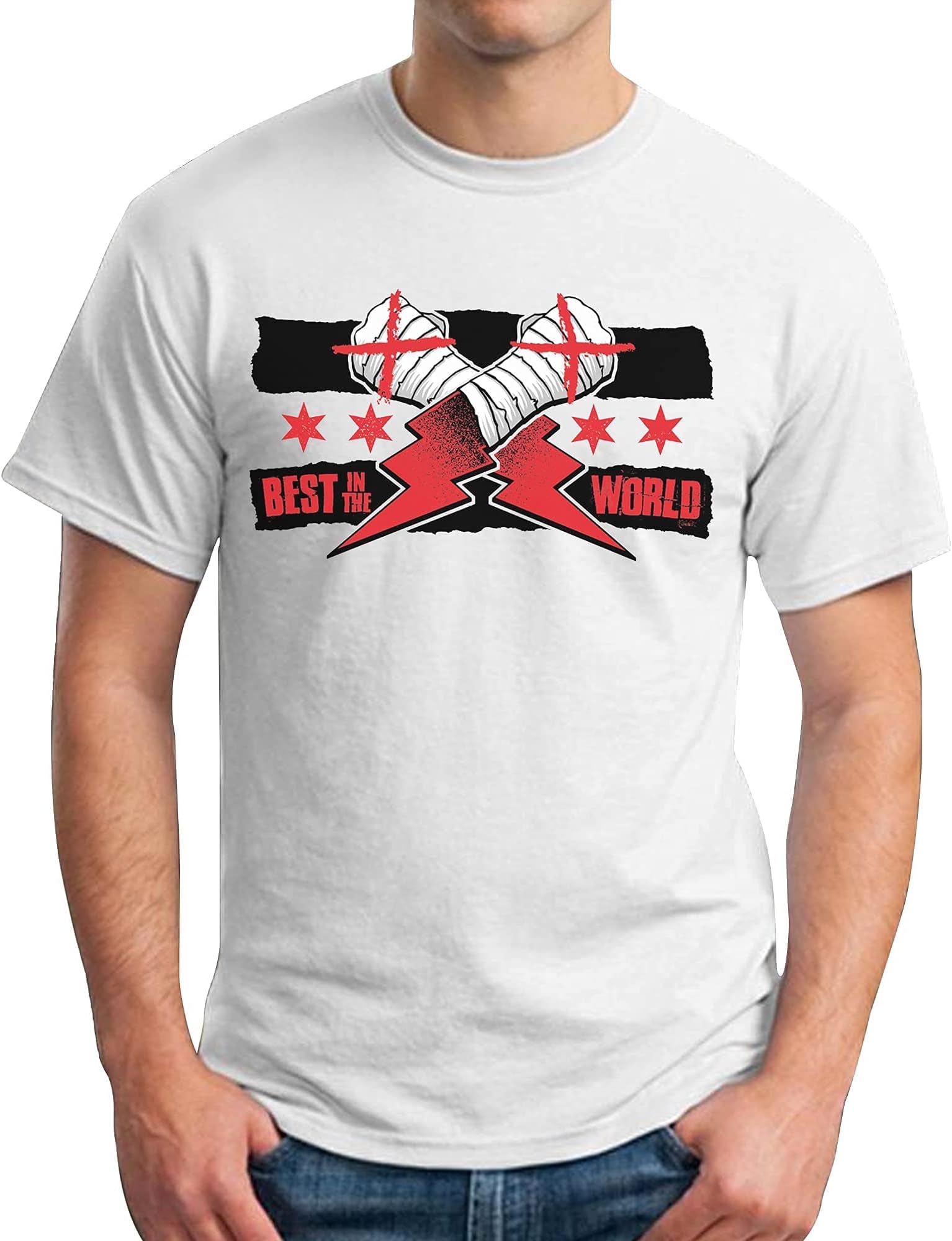 Vodtyicts cm of Punk Shirt Aew cm of Punk Best in The World T-Shirt