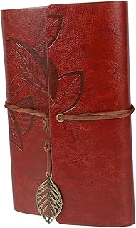 VILLFUL Caderno Bolso Diário Retro Caderno De Capa Dura Bloco De Notas De Folha Solta Caderno De Capa Dura Caderno De Folha Solta Caderno De Viagem Livro De Notas Bloco De Notas De Viagem