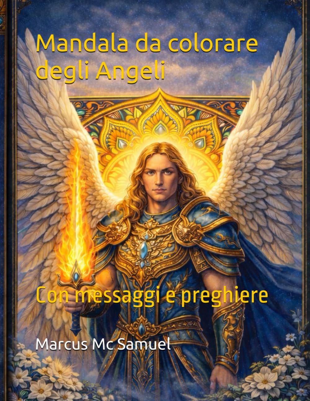 Mandala da colorare degli Angeli: Con messaggi e preghiere (Mandala spirituali da colorare)