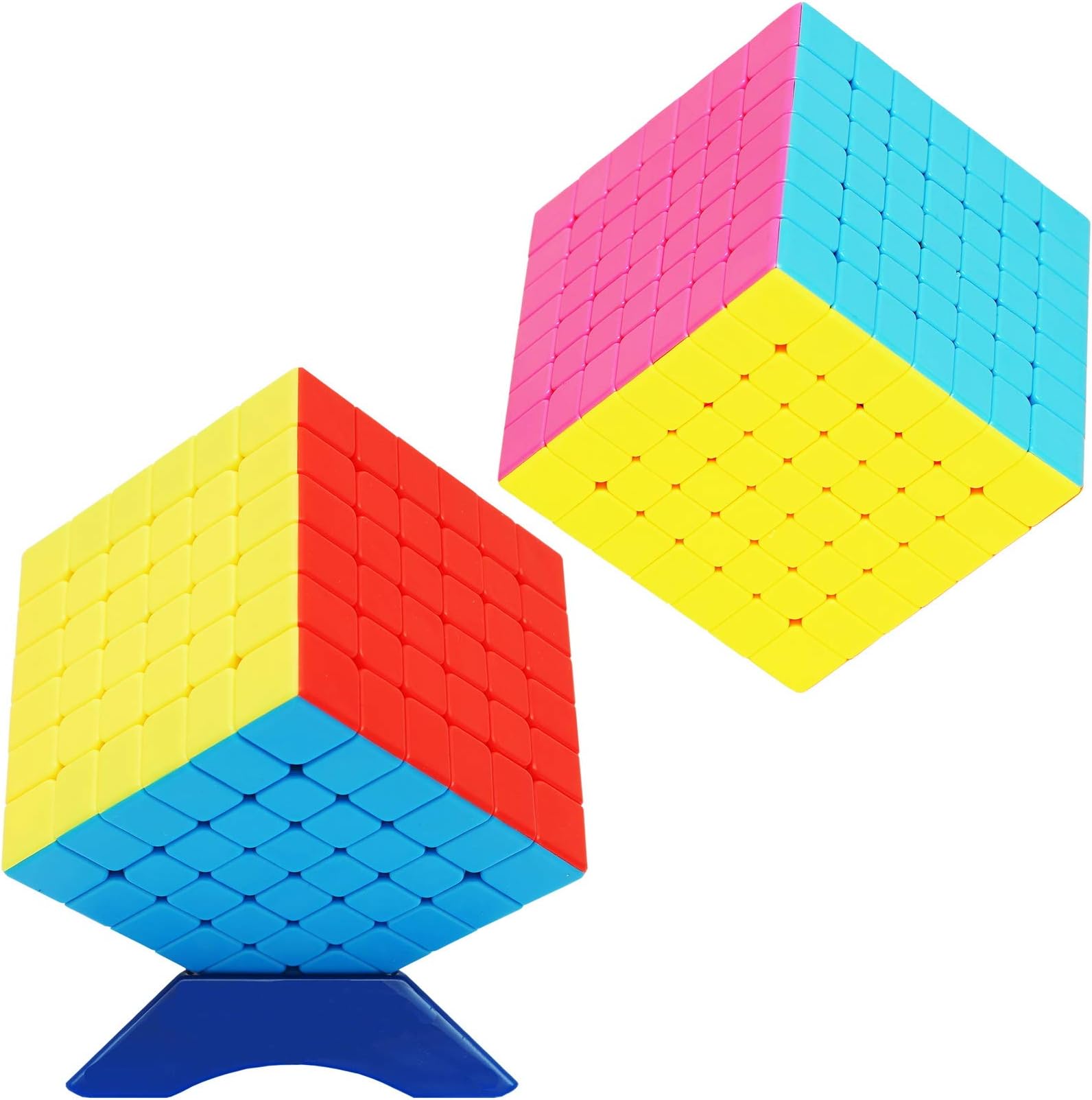 7x7 Cube Set Stickerless, Super Reliable - More Smoothly Than Original 7x7 Cube and 6x6 Cube