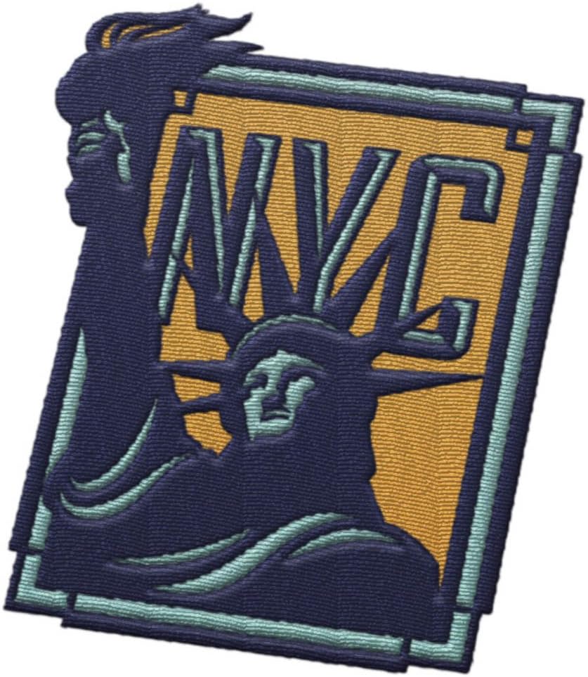 Vagabond Heart New York City Travel Patch - Statue of Liberty Patch - NYC Souvenir