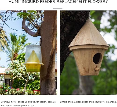 Miniatura 7 de DOITOOL 25 piezas de repuesto para comedero de colibríes, piezas de repuesto para comedero de pájaros, puertos de alimentación, piezas de repuesto