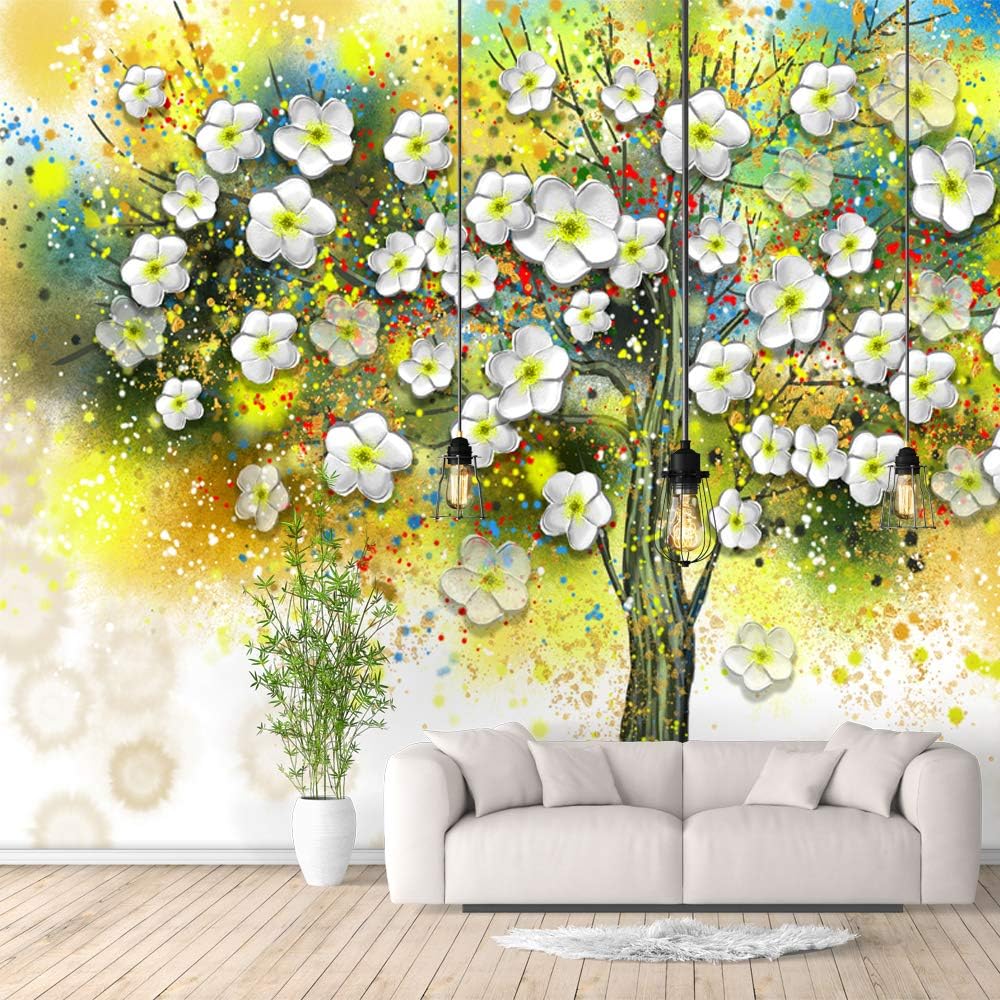 NWT Wall Murals for Bedroom Abstract Great Tree Removable Wallpaper Peel and Stick Wall Stickers - 66x96 inches