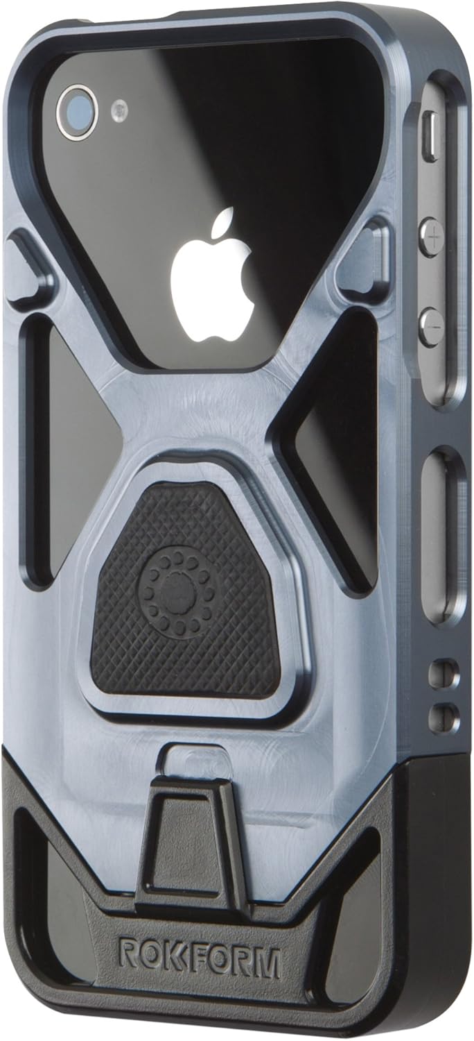 Exсluѕіvе Dіѕсоunt 60% Prісе Rokbed Fuzion Plus iPhone 4/4s Aluminum Case with Magnetic Mount. Made in USA (Gun Metal)
