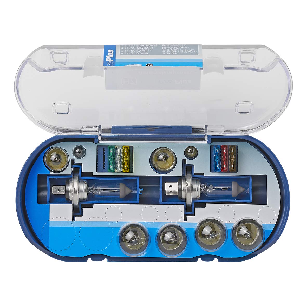 ProPlus 410162 zestaw zamienników żarówek H7 16-częściowy