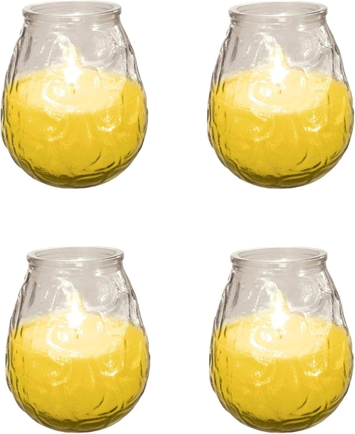 4X Prices Outdoor Citronella Candle in Glass Jar Fly Insect Repeller Repellent New