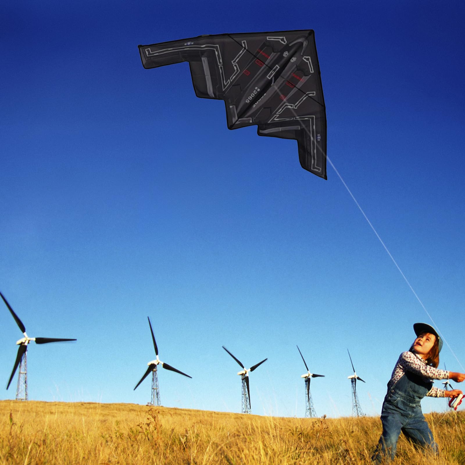 Touch the sky Fight Plane Kite for Kids and Adults Easy to Fly, Exquisite Fabrics and Unique Structure Design - Image 3