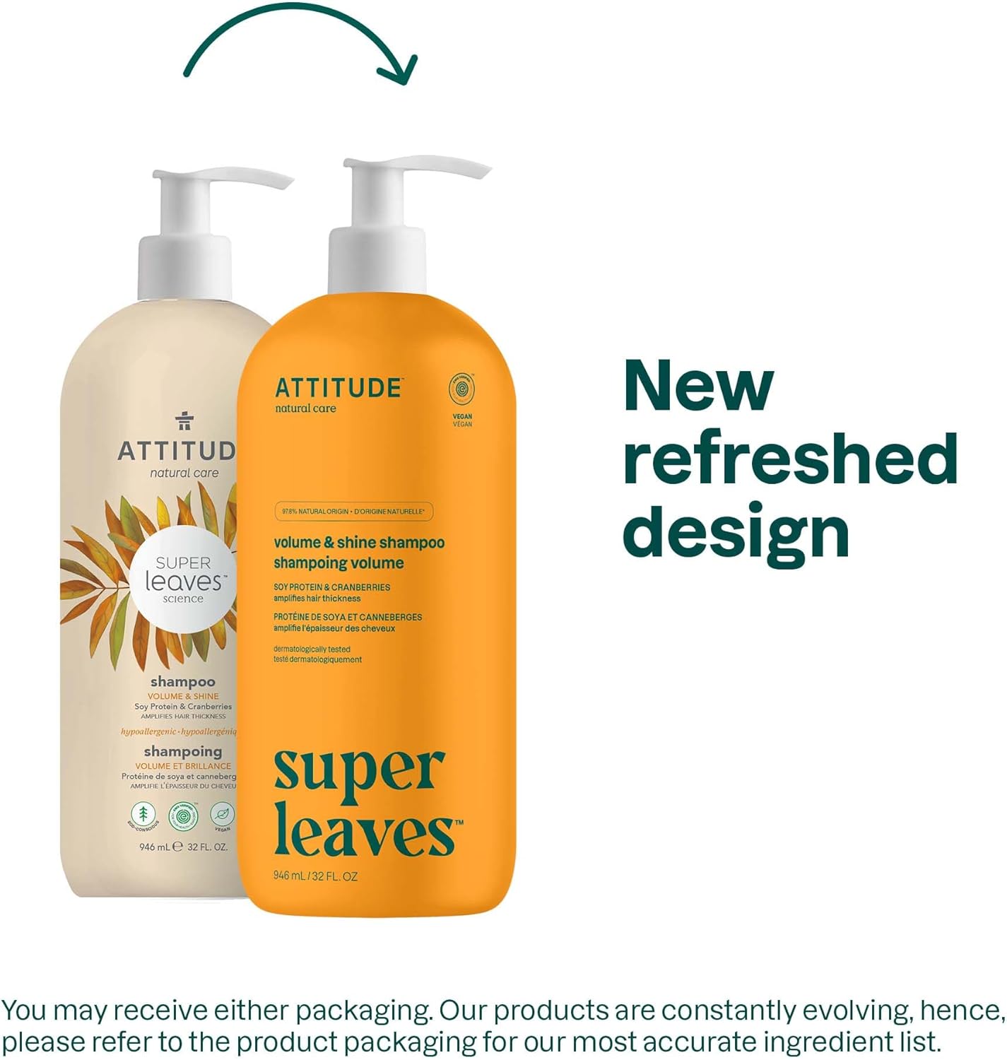 Shampooing Volume Et Brillance Attitude