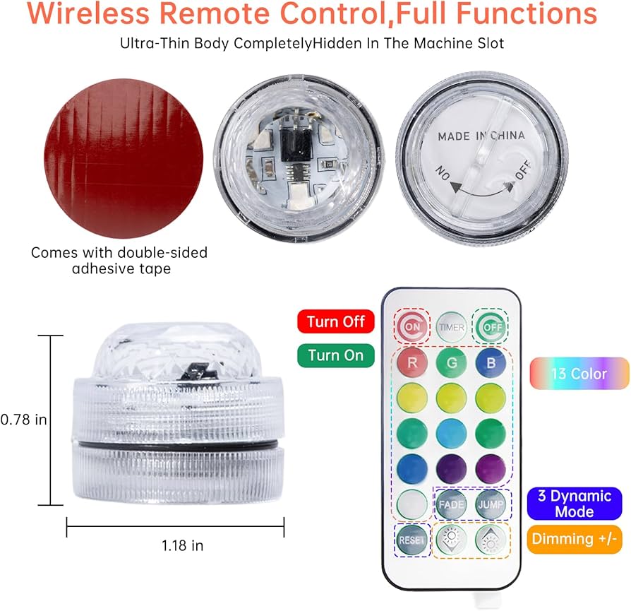 Amazon.com: Unmake 2 Pack LED Lights for Ninja Slushie Machine