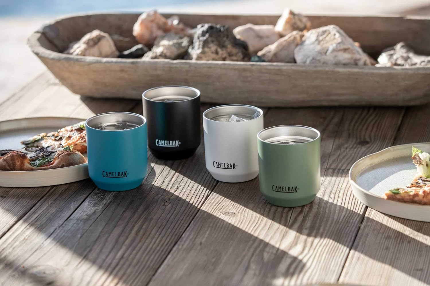 CamelBak Horizon 10 oz Rocks Tumbler - Cocktail Glass - Insulated Stainless Steel - Tri-Mode Lid - Image 2