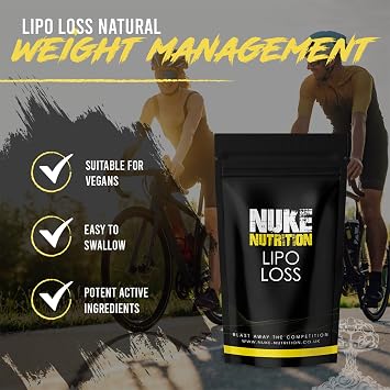 Nuke Nutrition Lipo Loss Tablets - Maximum Strength Weight Loss