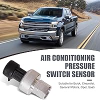 Vista 3 de Eratus Pack-1 Sensor de presión de aire acondicionado para automóvil, 1.85 pulgadas de largo de metal + sensor de reacción sensible de plástico