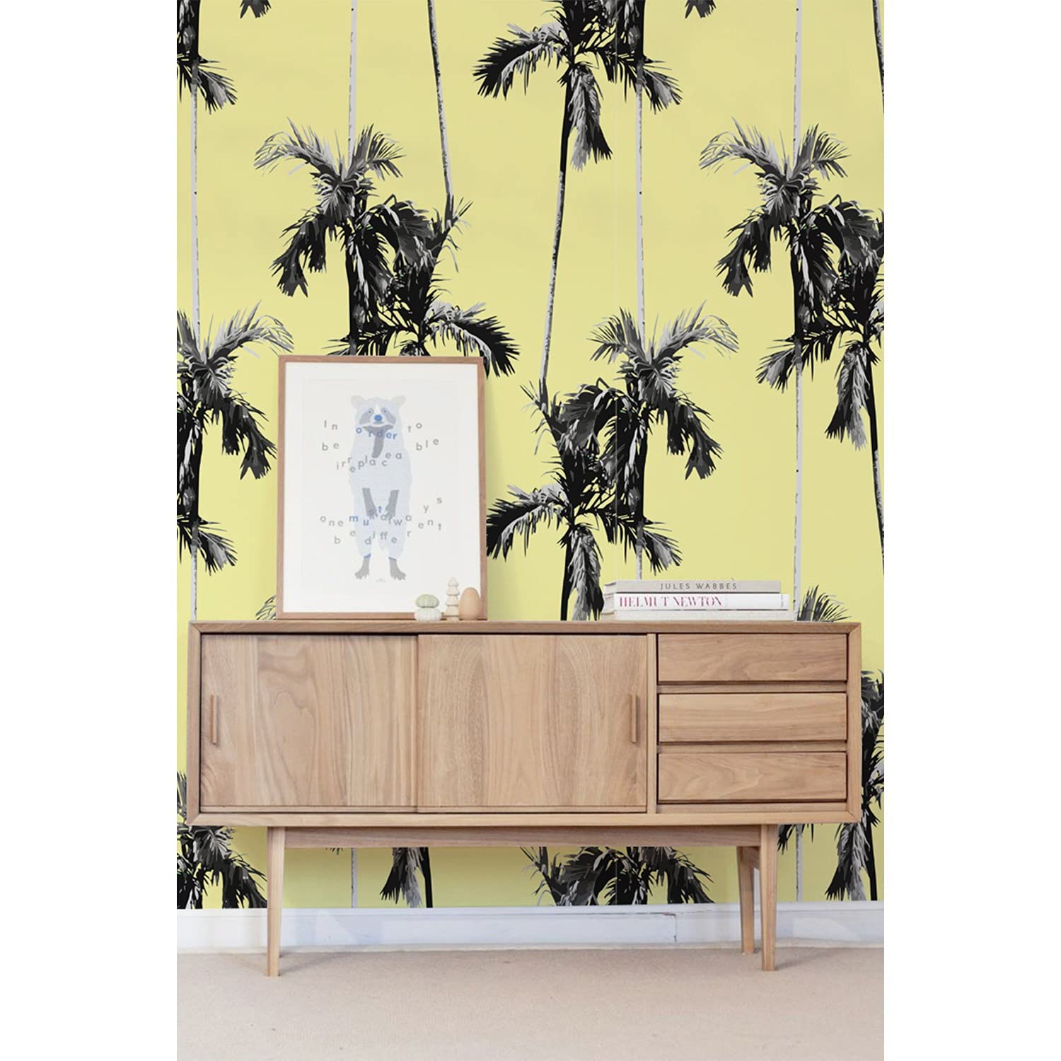 Stickers Muraux Islpalm Tropical Salon et Chambre - Papier Peint Auto-Adhésif 312x219cm