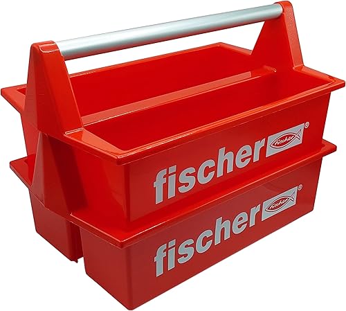 Miniatura 6 de Fischer - Caja de herramientas (plástico), color rojo