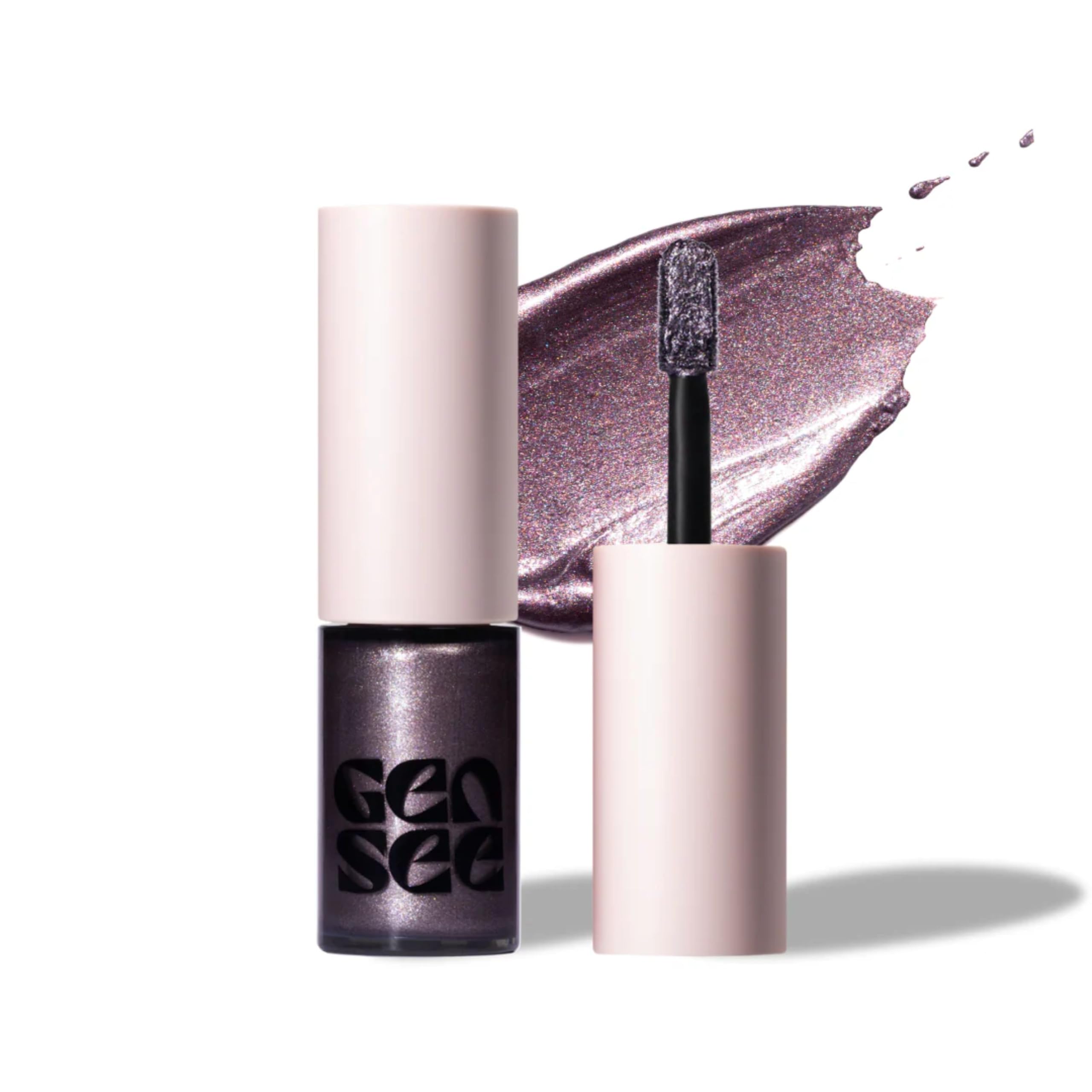 Gen See Mixed Media Metallic Liquid Eyeshadow, Purple Rain Eye Makeup