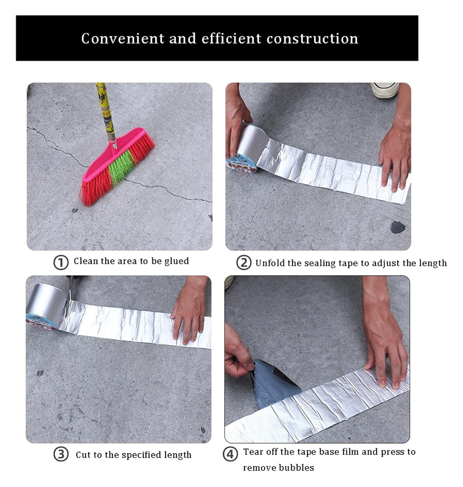 Cinta impermeableCinta impermeableCinta adhesiva de calidad profesionalCinta de aluminio for sellar fugas de agua en el techoCinta for sellar canaletas de techoCinta de reparación for interiores y ext