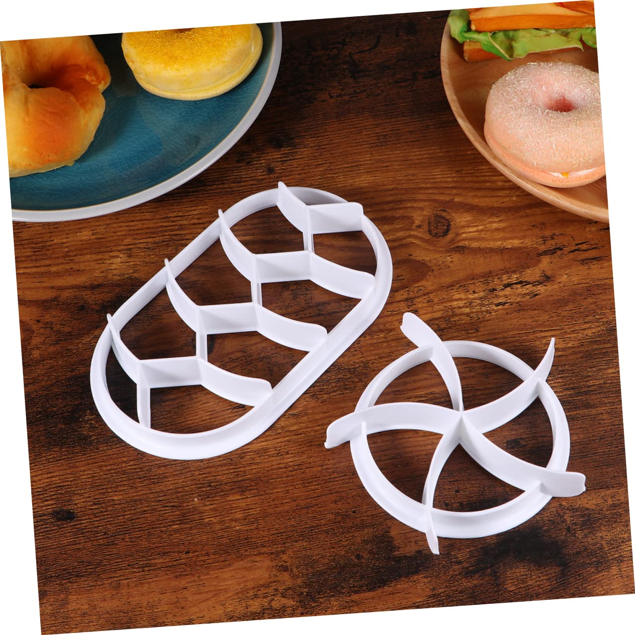 CONGARTENO Non-stick Baking Molds for Rolls Muffins Fondant Candy Home Professional Baking Use