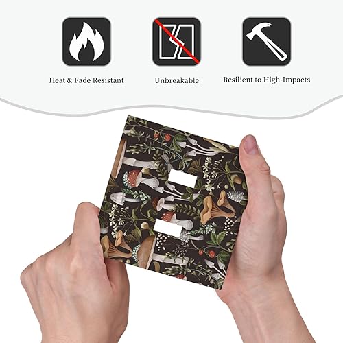 Vista 461 de Placa de pared con interruptor de luz de doble interruptor de pared para niños, diseño de dinosaurio, galaxia, espacio exterior, planeta, nebulosa