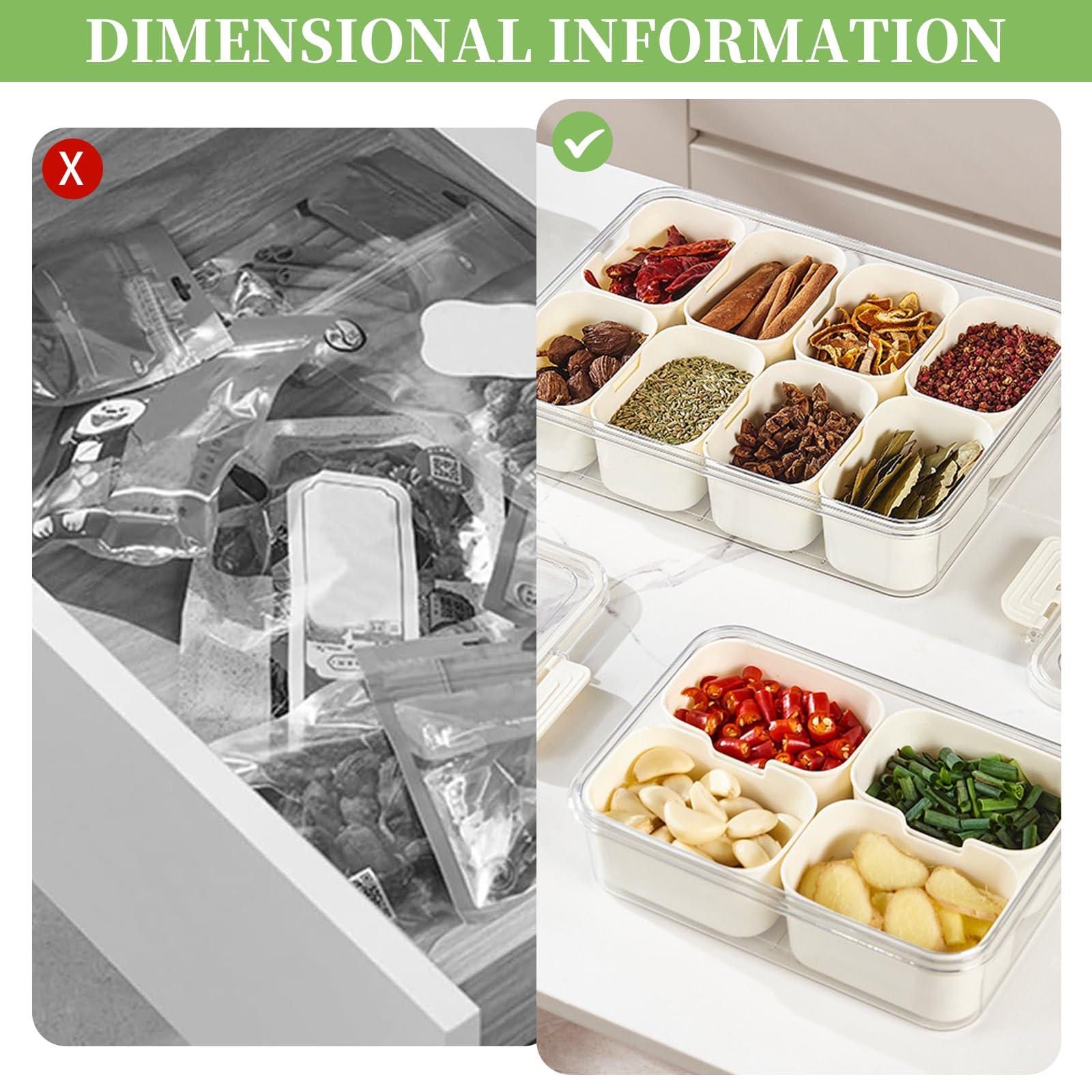 Contenitore Snack Con 4 Scomparti Estraibili - Hermetico, Riutilizzabile, Per Cibo E Salse - Foto 11