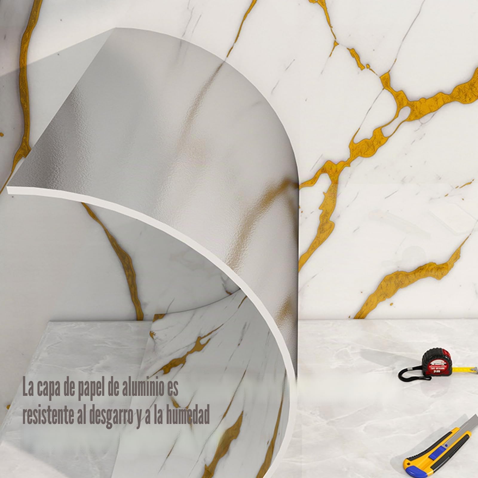Azulejos Adhesivos BañO,Placas Decorativas Pared PVC,Paneles De Pared Autoadhesivos Efecto MáRmol,Paneles De Pared con DiseñO De MáRmol,Adecuado para Muro,Suelos Y Cocinas