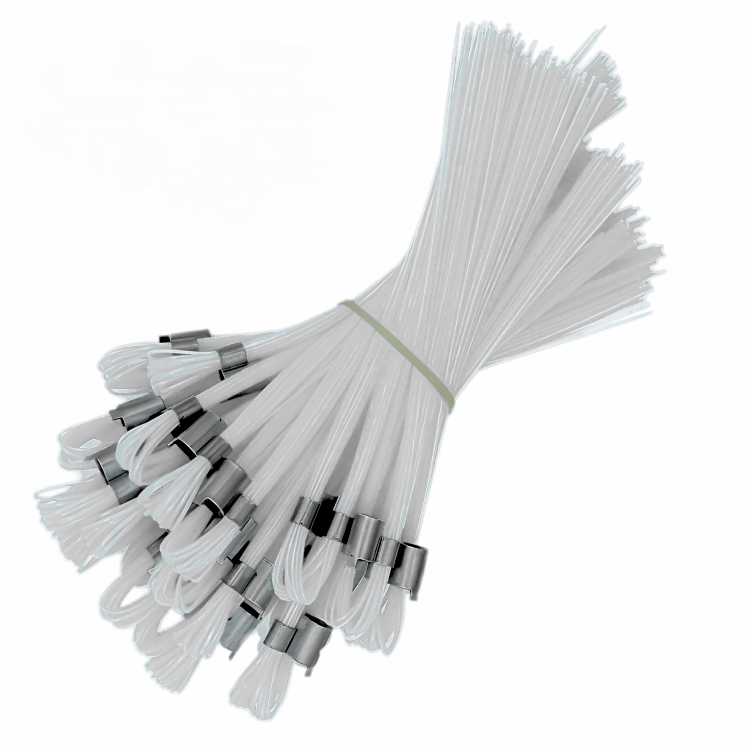 ACE Supply White Marking Whiskers - 25 Pack - Durable Marking Whisker Set - Use Survey Whiskers As Survey Stakes, Construction Markers, Or Trail Markers